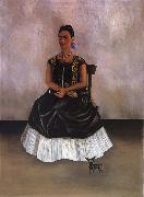 Frida Kahlo Itzcuintli Dog with me oil painting artist